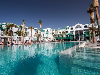 The swimming pool at the Barcelo in Lanzarote